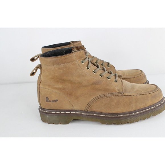 Vintage Dr Martens Mens Size 12 Distressed Chunky Suede Leather Chukka Boots main image 8